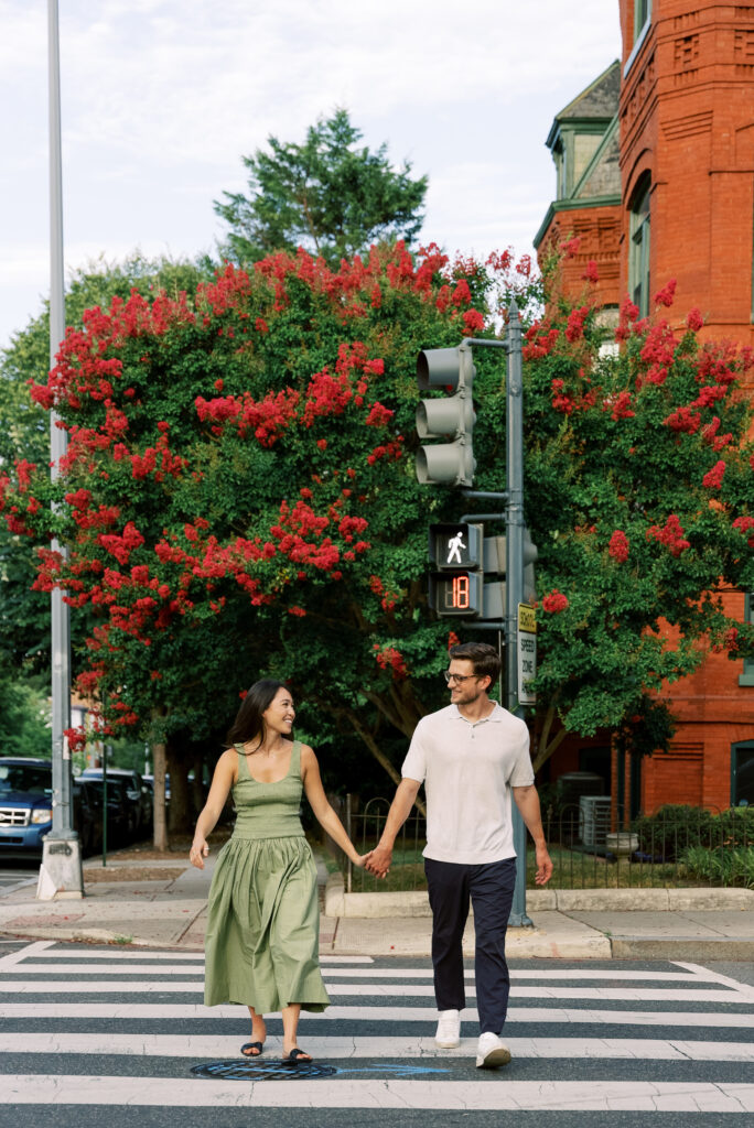 logan circle dc engagement photos