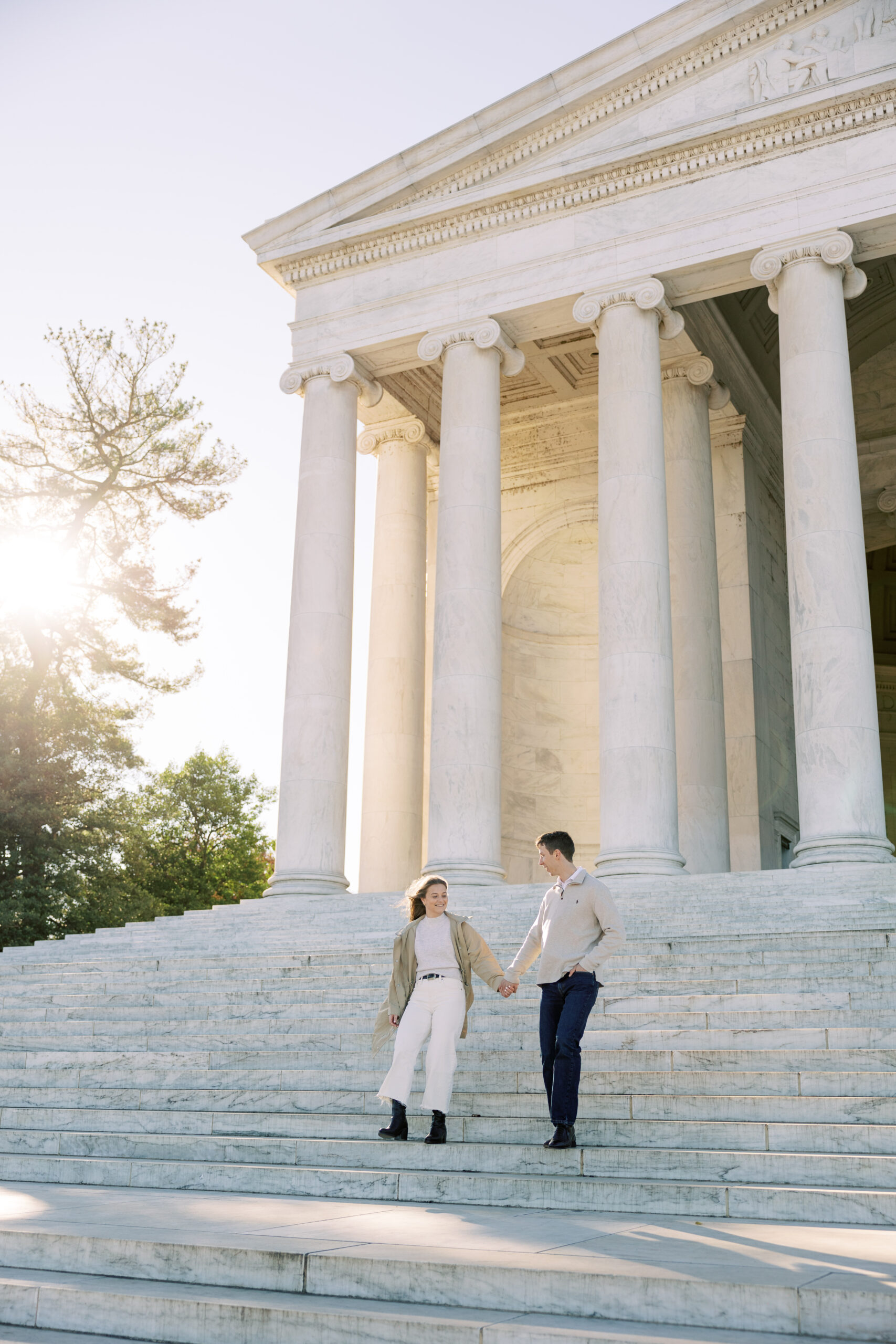 Thomas Jefferson Memorial engagement session